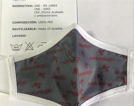 MASCARILLA GRIS LOGO